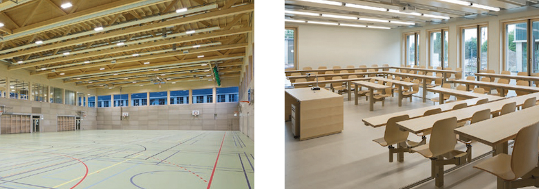 Dreifachsporthalle und Seminarraum