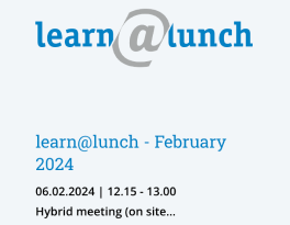 learn@lunch February 2024
