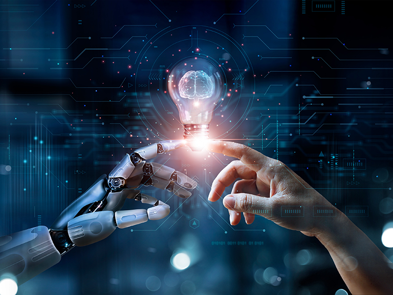 Human and machine lead to innovation