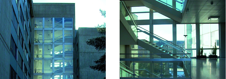 Treppenhaus des Chemiegebäudes