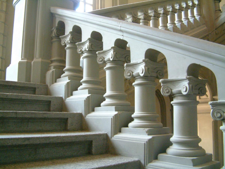 Bildausschnitt einer Treppe