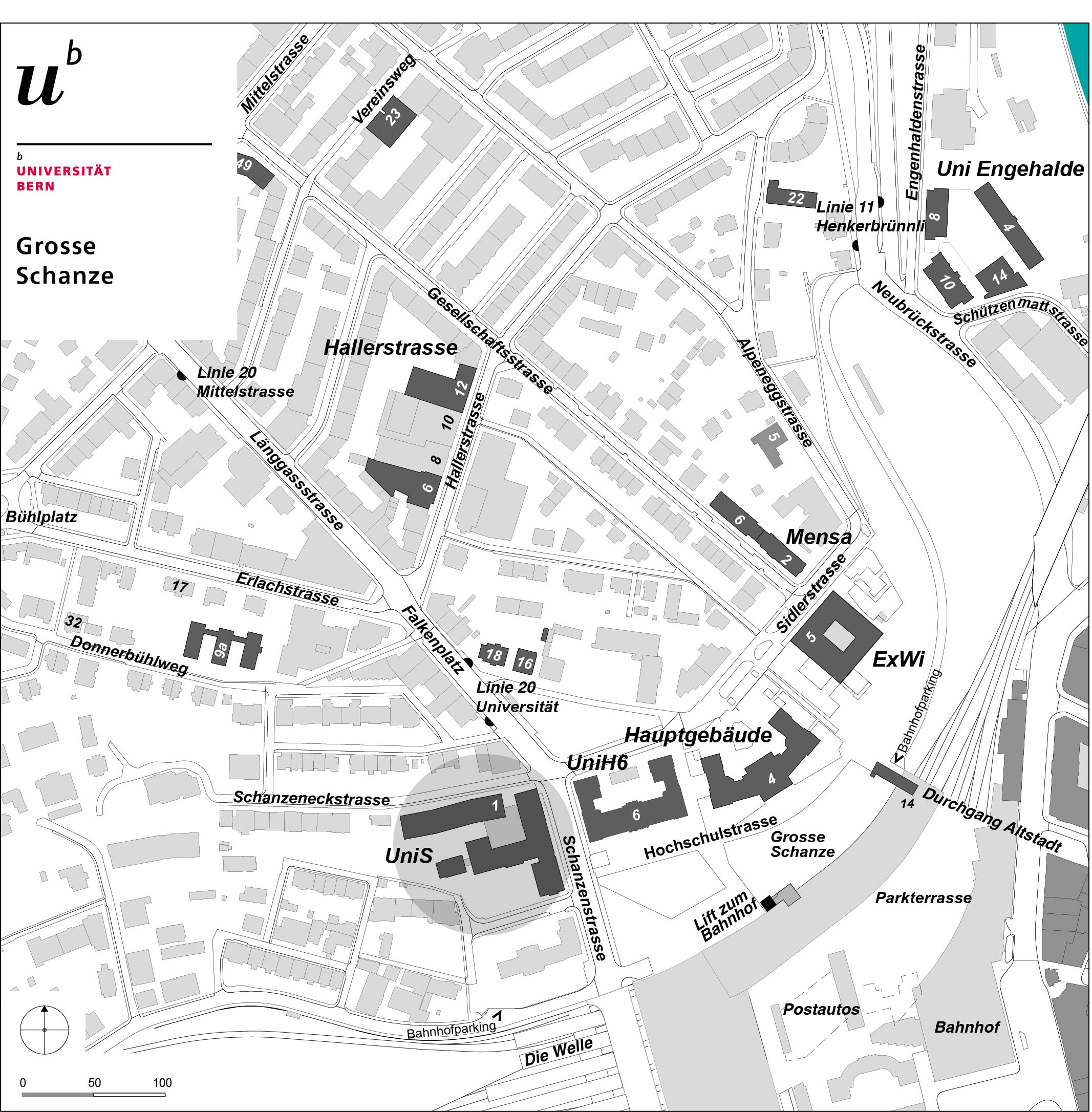 Quartierplan Grosse Schanze