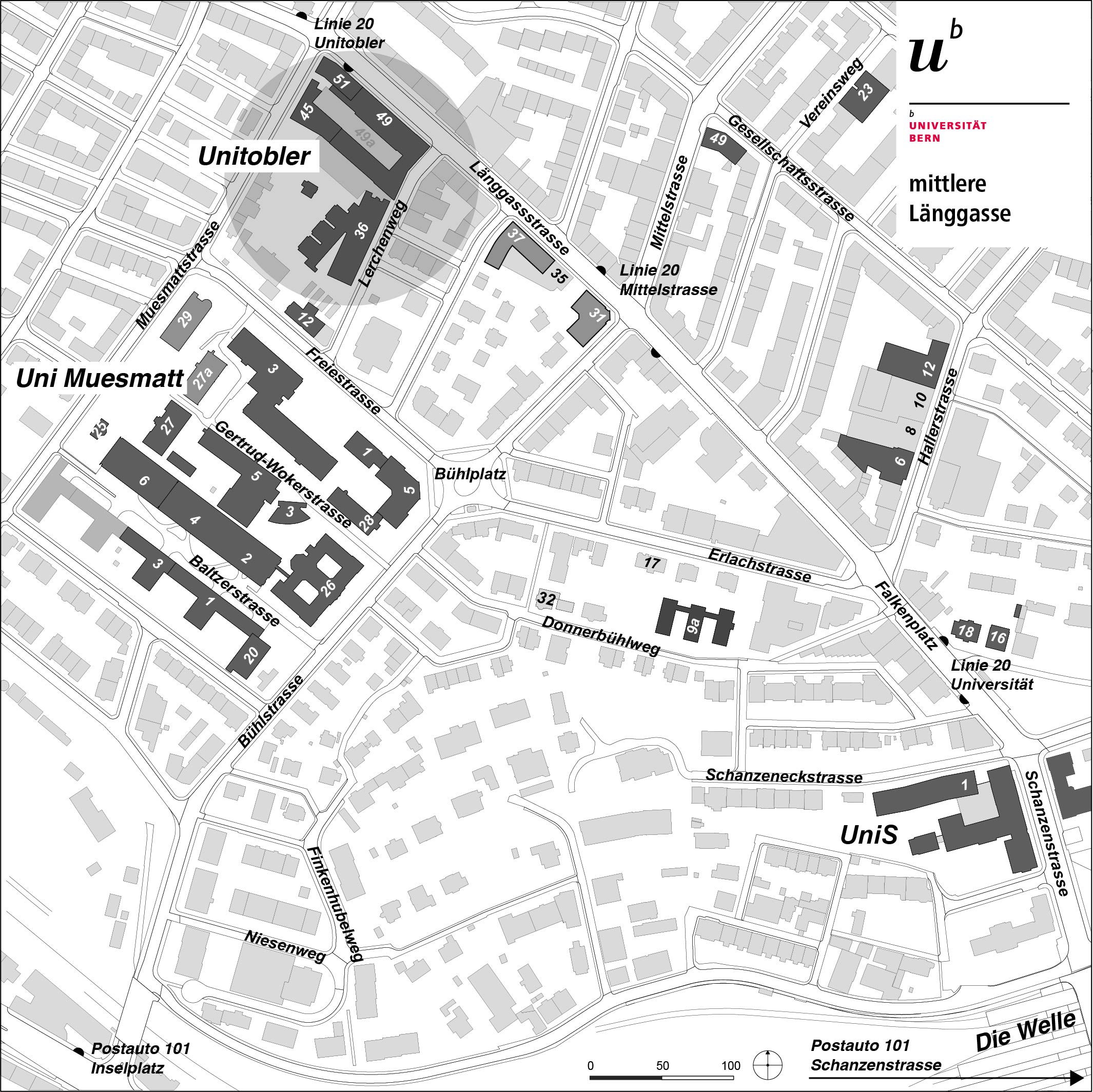 Quartierplan Mittlere Länggasse