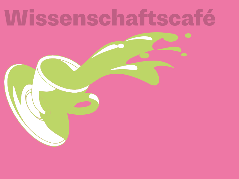 Umkippende Kaffeetasse farbig
