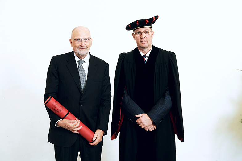 Peter Böckli, Ehrendoktor Rechtswissenschaftliche Fakultät, Universität Bern, 2017