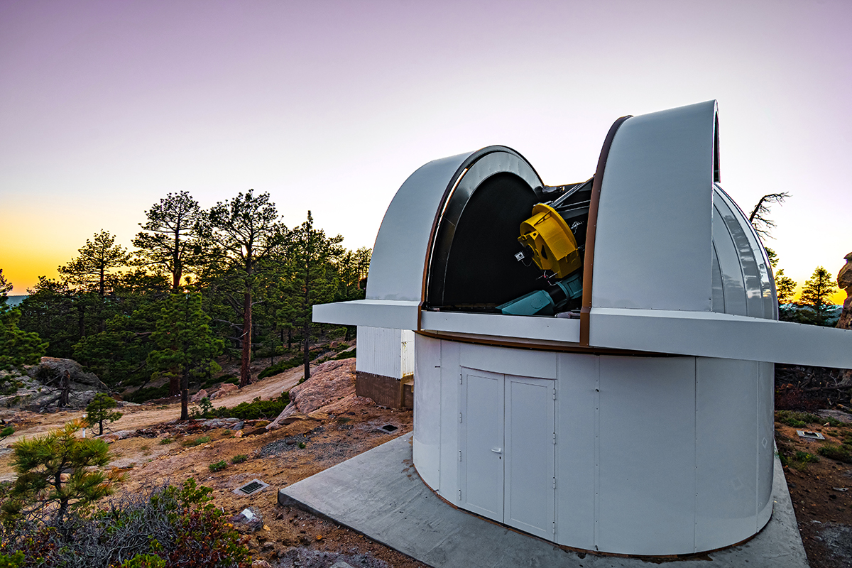 Das SAINT-EX Teleskop. © Institute of Astronomy, UNAM / E. Cadena