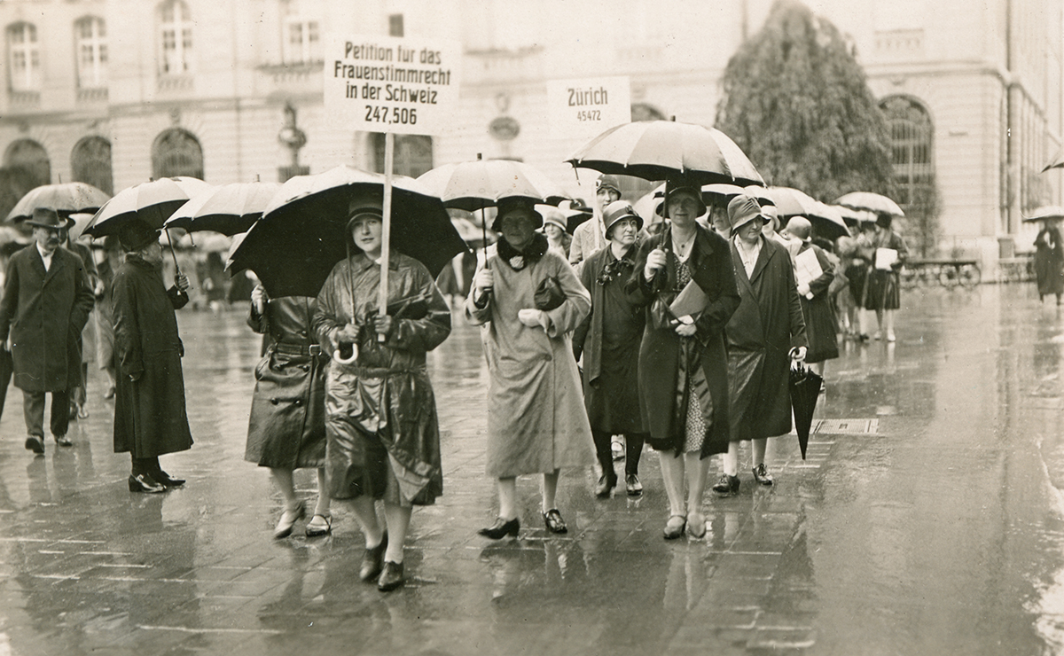 Frauenstimmrechtspetition 1929