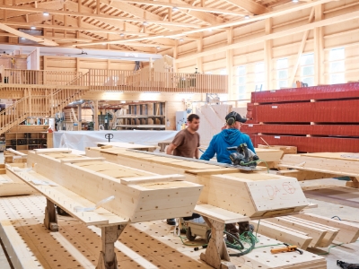 Moderne Holzwirtschaft im Bernbiet