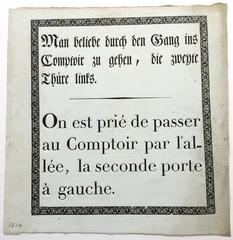 Klopfzettel (1814)