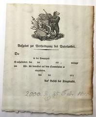 Aufgebot zur Verteidigung des Vaterlandes (1815)